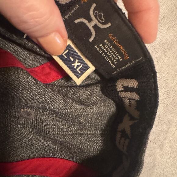 2 Hooey Texas Adjustable Snapback Cap Hat Western Rodeo roping Grey Blue L/XL - Picture 6 of 10